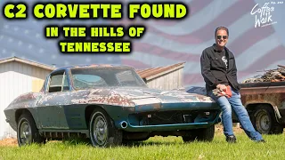 FOUND 1964 C2 Corvette in the Hills of Waynesboro Tennessee