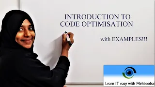 COMPILER DESIGN LECTURE - 34 Code Optimisation Part-1 Basic Blocks and Flow graphs