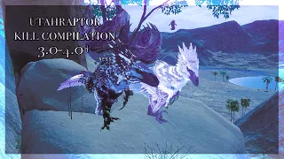 Utahraptor Kill Compilation on 2 Beasts of Bermuda