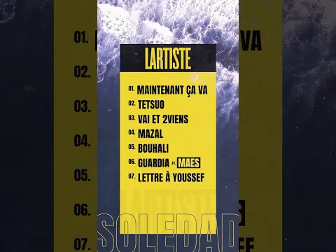 Je vous présente la tracklist de SOLEDAD SAISON 1 disponible vendredi 🚣 J-3