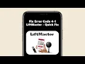 How to Fix Error Code 4-1 LiftMaster - Quick Fix