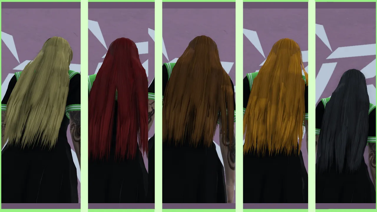 Silky Long Hair | Embedded Physics