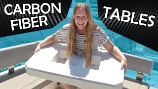 Making DIY Carbon Fiber Tables for Our Catamaran!