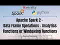 Apache Spark 2 - Data Frame Operations