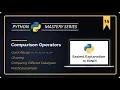 Master Python Comparison Operators In-Depth and Easy Explanation in Hindi Python For Beginners