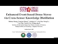 Download Lagu [ICCV 2025] Enhanced Event-based Dense Stereo via Cross-Sensor Knowledge Distillation