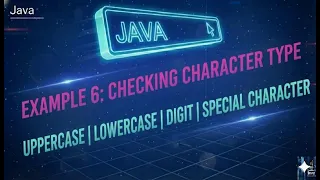 Day25-Check Uppercase or Lowercase Character Conditional Statements in Java Java Developers 2025