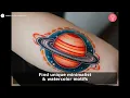 Saturn Tattoo Ideas 46 Inspiring Designs Meanings
