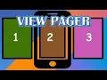 VIEWPAGER IN ANDROID STUDIO