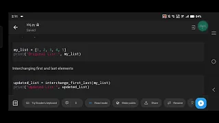 Python Program to Swap First and Last Elements in a List Easy Coding Tutorial