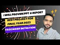 face mask detection in python Best project for final year 2023