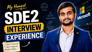 My Honest SDE2 Microsoft Interview Experience Microsoft DSA Mayank Modi