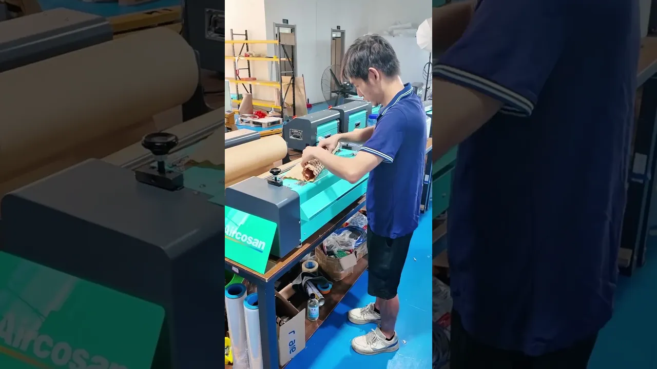 Kraft Paper Bubble Machine, tear‑resistant cushion paper ensuring safe cross‑border logistics.
