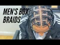 HOW TO MENS BOX BRAIDS-START TO FINISH