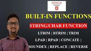 Functions Bult-in functions in Oracle