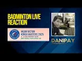 SF Korea Masters 2025 | Live Badminton Reaction + Score