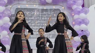  نورا  من قلبي أشرق  مشاركة  زهرات الهديل الفنية في  حفل ختم  القران الكريم  مركز نور الحياة  دندنها