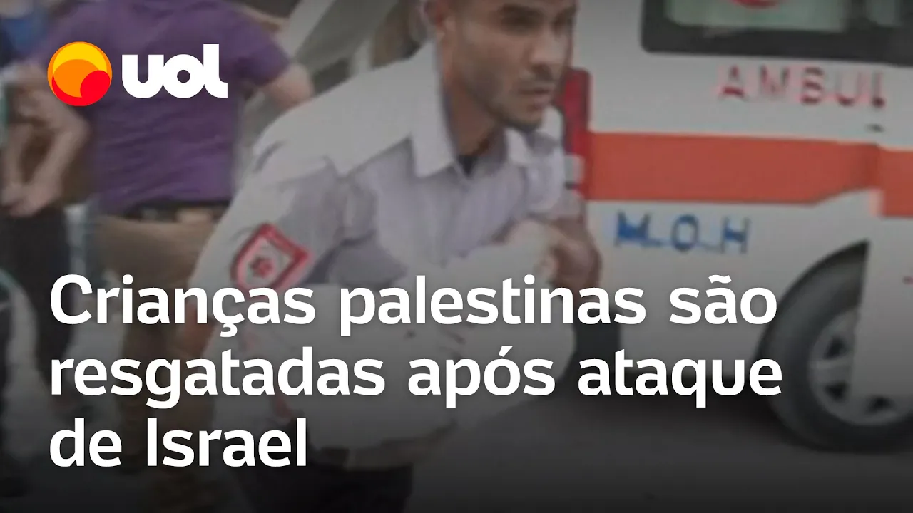 Guerra Israel x Hamas: Crianças feridas são resgatadas de escombros após ataque na Palestina