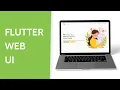 Flutter Web Landing Page UI Speed Code