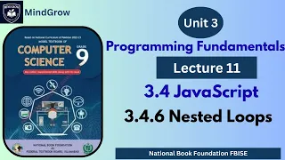 Unit 3 Programming Fundamentals 3 4 6 Nested Loops in JavaScript Class 9th Computer FBISE