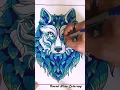Wolf Coloring Page for Adult Animals Coloring Books