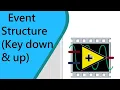 LabVIEW in English - Event Structure Key up Key down
