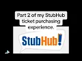 Thanks for calling StubHub we re here for you all the way to your seat or are we Part 2
