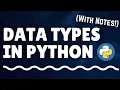 Data Types In python With Notes Techie Programmer
