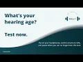 Lagu What's Your Hearing Age? (Quick 30-Second Test)