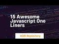 15 awesome javascript one liners