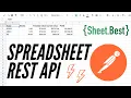 Turn a Google SpreadSheet into a REST API