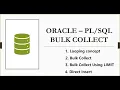 Oracle PL SQL Learn Bulk Collect and FOR ALL Bulk Collect and LIMIT With Example