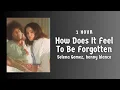 Download Lagu Selena Gomez, benny blanco - How Does It Feel To Be Forgotten | 1 Hour Loop