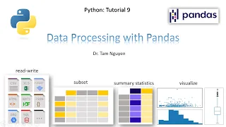 Python Tutorial 9 Data processing read write subset statistics plot with Pandas