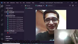 Python 3 Script to Add a Text Watermark to Image File Using Pillow Library Full Project For Beginner