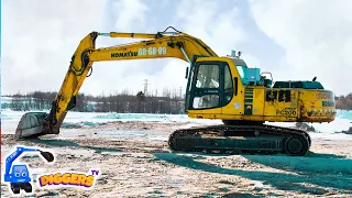 Diggers For Kids Huge Diggers Dump Trucks Learn Colors Counting And Construction Vehicles