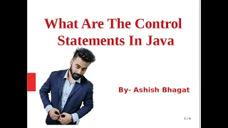Java Tutorial 20 Control Statements if if-else if-nested if-ladder in Java Part 1