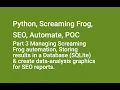 Part 3 Streamlit application with Screaming Frog automation with Database data-analysis graphics