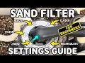 Intex Sand Filter Settings for Beginners