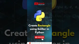 Create Rectangle using tkinter in Python