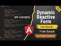 Angular Dynamic Reactive Forms Generate Forms from JSON Full Tutorial