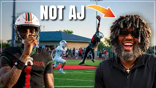 I Brought A FAKE AJ Greene To A Football Game! (LAWRENCE NORTH VS BROWNSBURG)
