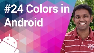 Android Tutorial 24 - Red Blue Green and Color