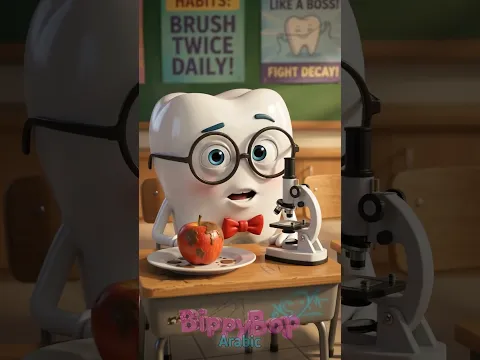 نظّف قبل الأكل! 🍎🧼 النظافة أولاً! ✨💚