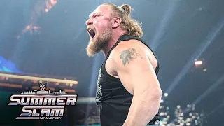 بروك ليسنر يعود ويعتدي على جون سينا سمرسلام ٢٠٢٥ 