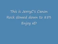Download Lagu Canon Rock backing track slowed down (85%)