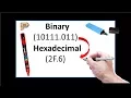 Binary to Hexadecimal Conversion - Hindi