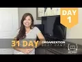Military Spouse 31 Day Organization Boot Camp - Day 1