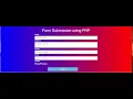PHP - Insert Form Data Into MYSQL Database Using PHP Bootstrap Tutorial For Beginners
