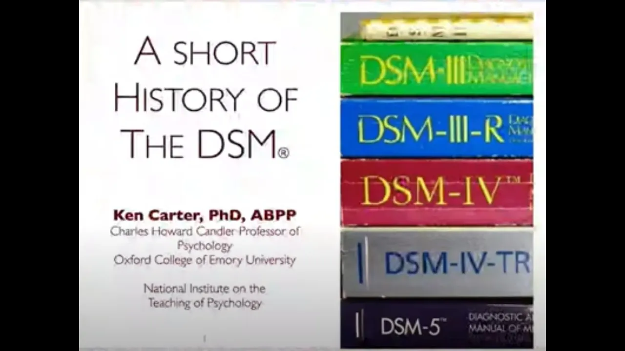A history of the DSM